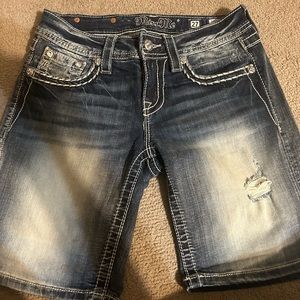 Miss Me Jeans Signature Mid Shorts 27 Style JY5013D